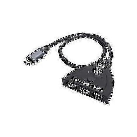 Commutateur 21 ports compatible HDMI 8K avec commutateur 3 ports compatible HDMI, sélecteur et câble inclus, compatible eLearning 2025