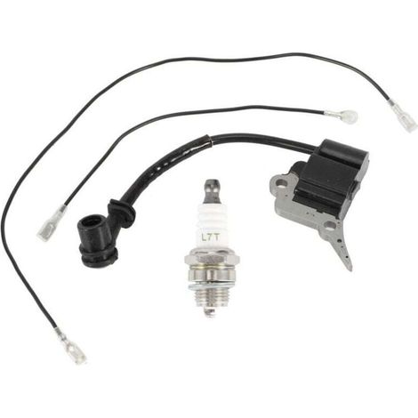 Module de bobine d'allumage, bougie d'allumage adaptée aux pièces de rechange pour tronçonneuse Zenoah/Timberpro /Lawnflite (1/4)
