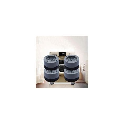 Set mit 4 Antivibrationspads für Waschmaschinen, universelle Stabilisierungsfüße für Waschmaschinen, Kühlschränke und Großgeräte - Crezuo (1/4)