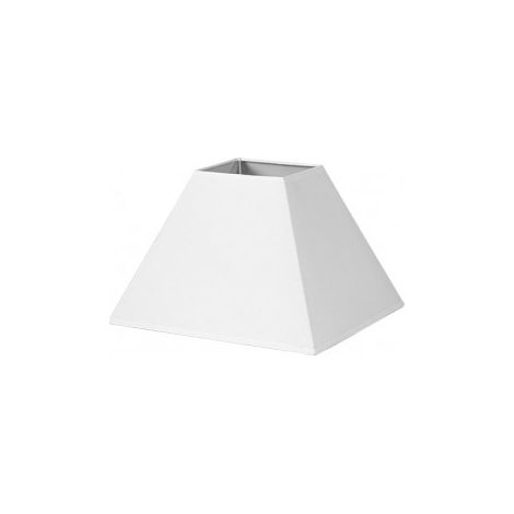 Piramide Mezzo Paralume E27 Bianco 25dx11dx18h Tessuto Popeline
