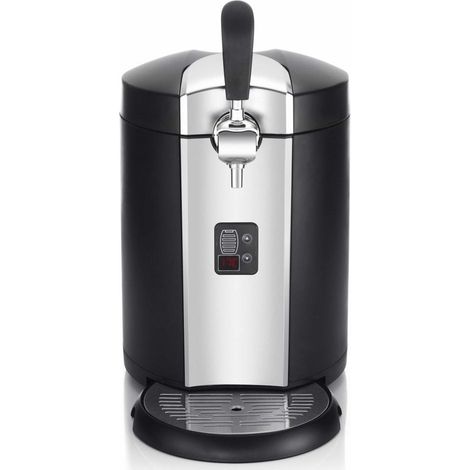 Kitchenchef – Machine à bière 5L avec compresseur silencieux – Acier inoxydable noir et inox – Température réglable – KCPPROBIER