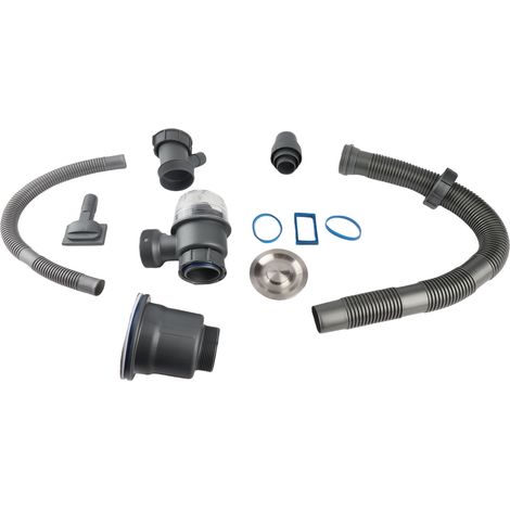 Kit de vidange pour évier de cuisine professionnel, tuyau de vidange épais résistant aux odeurs pour évier de cuisine et broyeur à déchets (1/5)