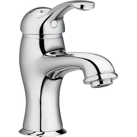 Mitigeur lavabo CARMEN avec vidage clic-clac - Chromé - Roca - A5A304BC00 (1/2)