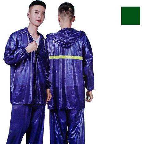 Tuta moto impermeabile antipioggia taglia unica giacca pantalone anti pioggia