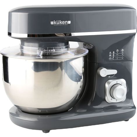 KUKEN Robot Batidor Amasador 1300W Gris (1/4)