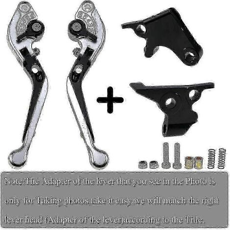 Leviers de frein et d'embrayage pliables et extensibles CNC en or et titane, logo laser unique pour Yamaha FZ8 2011-2015 (A8, B1, C8, D1). (1/5)