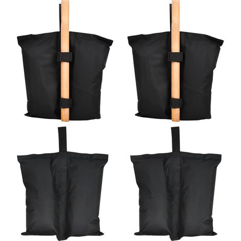 4Pcs Sacs de Poids de Belvédère,Sacs de Sable pour Pieds de Tente Pop-up Sac de Lestage 600D Résistants à Double Couture pour Parasols Terrass,Tentes de Jardin,Tentes Parapluie (1/5)