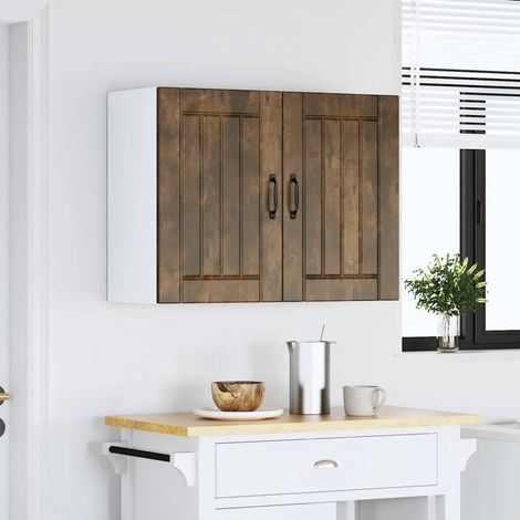 Maison Exclusive - Armario de pared de cocina Lucca roble ahumado