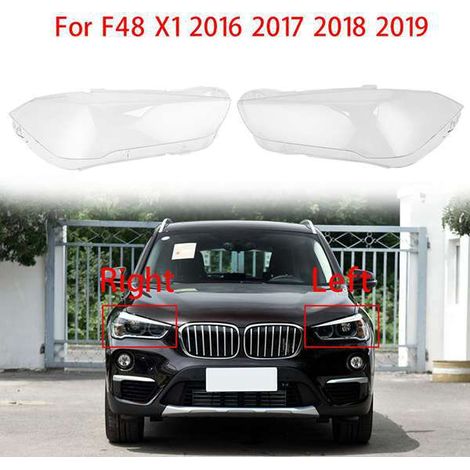 1 transparent PC right-side car headlight cover/front headlight housing transparent outer cover for BMW X1 (1/4)