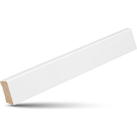 KGM Sockelleiste Modern Pro weiß 16 x 40 x 2400 mm RAL9016 (1/4)