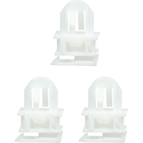 Trois clips de fixation en plastique 11561829 pour calandre avant H3 (1/3)