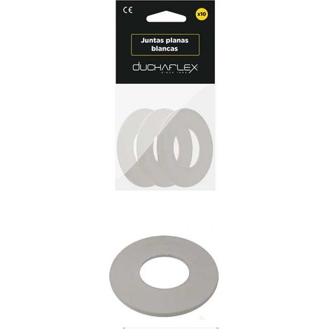 Pack 4 Juntas Planas Blancas – 3/8" a 2"  Medidas  Accesorios Fontanería: 2''