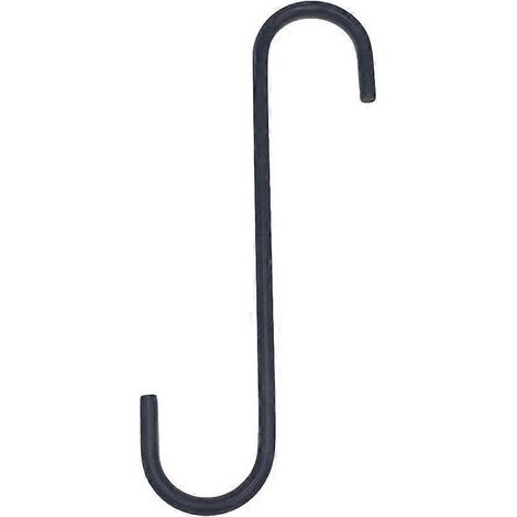 Support universel d'étrier de frein avec crochet de suspension en forme de S pour le remplacement de freins, roulements de roue, arbres d'essieu et suspensions.-19.70X4.60X0.60CM-Black