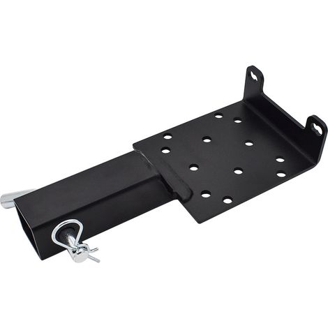 Placa de montaje para cabrestante con receptor de 2 pulgadas, soporte universal para remolque compatible con vehículos todo terreno (ATV), vehículos utilitarios (UTV), remolques y camiones. (1/5)