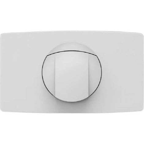 Pannello di controllo a due tocchi per serbatoio da incasso, bianco