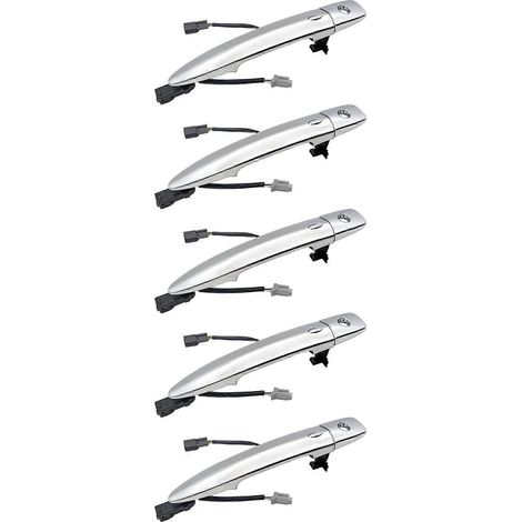 5 manijas exteriores de puerta para Nissan Sentra 2013-2016 y Maxima 2009-2014, delantera izquierda (lado del conductor), exterior, 12459871 806469N00A (1/5)