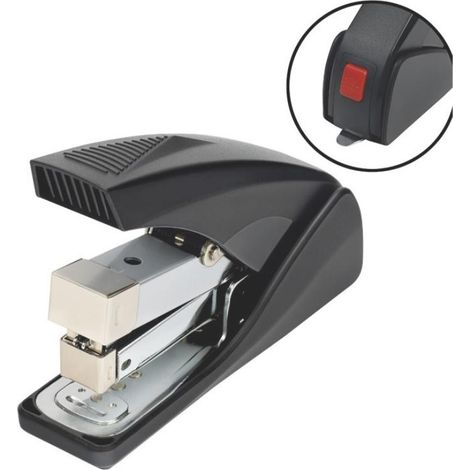 Grapadora Eagle S5180 Save Force negra, 50 hojas