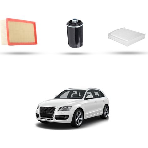 Kit Tagliando 3 filtri compatibile con Audi Q5 (8RB) 2.0 tfsi 162kw dal 2013 (1/5)