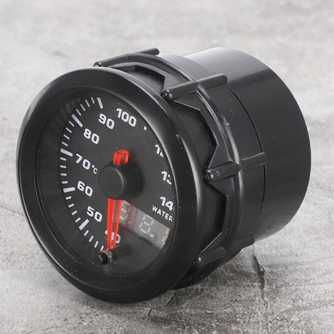 Thermomètre électronique de voiture 52 mm (2 pouces) avec capteur et LED 7 couleurs universelles (1/5)