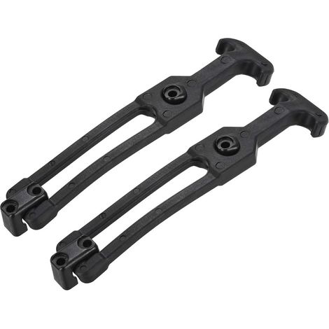 Lot de 2 loquets à poignée en T flexibles caoutchouc 7,87 pouces pour voiturette golf et boîte