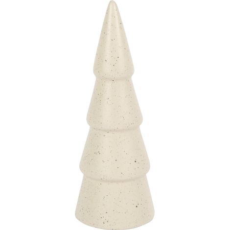 TrendLine Deko Keramikbaum 4,2 x 14 cm weiß Dekofigur