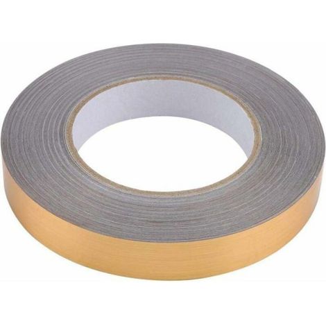 Bande Adhésive Imperméable - PVC - Or - 2 cm x 50 m - Auto-adhésif - Décoration Murale Et Salle De Bain (1/4)