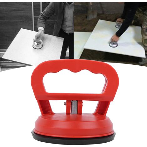 Ventouse en verre pour plaque de cuisson, pince simple, rouge, pour carrelage et revêtements de sol en plastique ABsPVC (1/5)