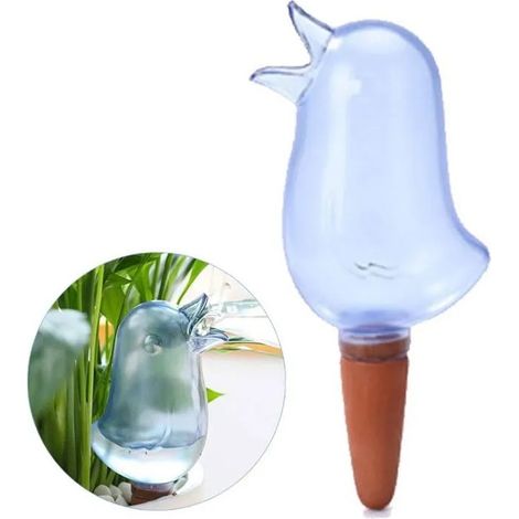 Distributeur d'eau automatique design oiseau, arroseur polyvalent pour toutes les plantes d'intérieur et extérieur (1/4)