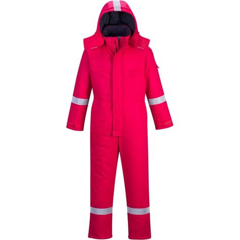 Tuta invernale FR antistatica rossa L - FR(46-48) - UK(36-38) (1/2)