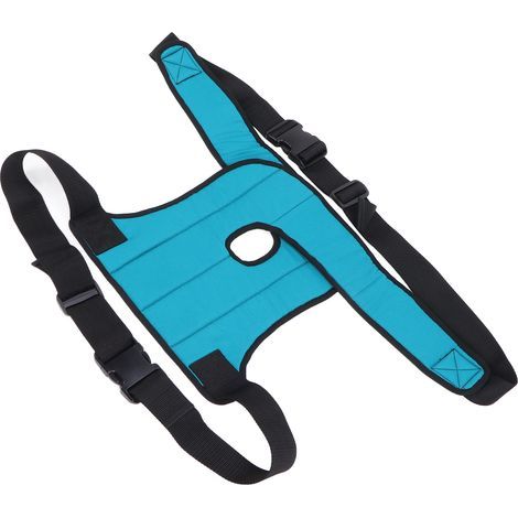Harnais de sécurité pour fauteuil roulant, ceinture de maintien pour seniors, sangle de fixation des jambes - Vert (1/5)
