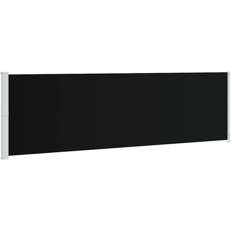 Seitenmarkise Ausziehbar 180x600 cm Schwarz vidaXL