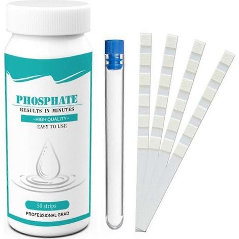 Bandelettes de détection de phosphate pour analyse d'eau de piscine (1/3)