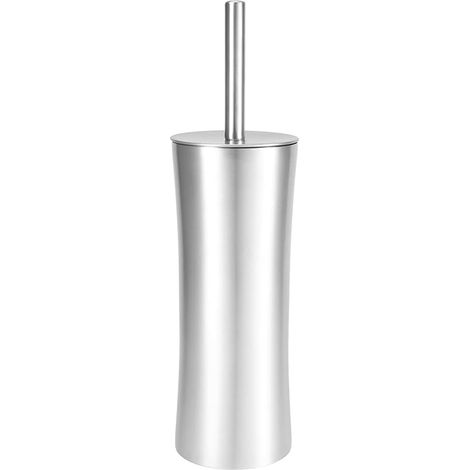 Brosse de Toilette, Brosse de Nettoyage en Acier Inoxydable à Long Manche pour Toilettes de Salle de Bain Domestique avec Ensemble de Support (1/5)