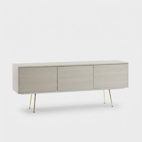 Mobile porta TV moderno con 3 ante Vharm - Beige (1/5)