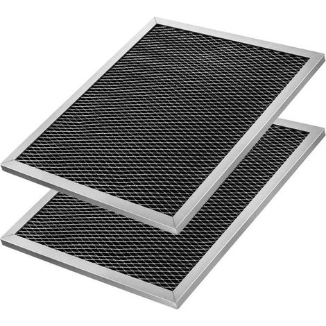 Filtre Pour Hotte - Charbon Actif Et Treillis D Aluminium - Pour Cuisine - 2 Pièces (1/5)