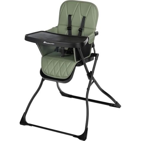 Bebe-Confort Lily chaise haute verte minérale compacte (1/3)