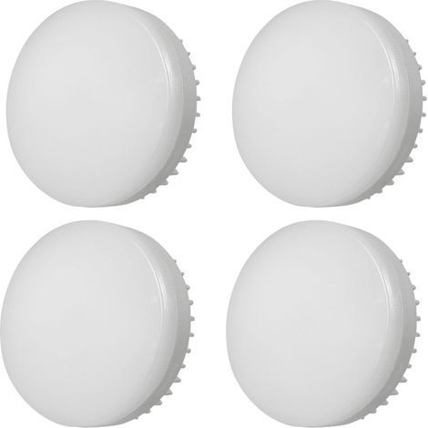 Dimmbare LED GX53 7W 85-265V Schrankleuchte. Wandleuchte aus Aluminiumdruckguss, 4 Stück, kaltweiß 6000K (1/4)