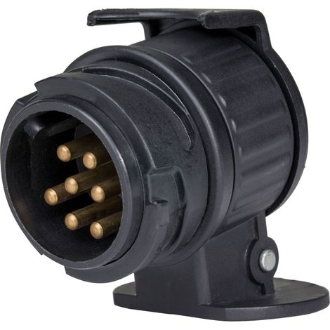 Caravan Universal Miniadapter 13polig auf 7polig Klappdeckel IP44