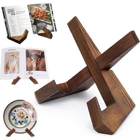1 Support Vinyle en Bois, Rotation 360°, Cadre Stable pour Albums, Rangement Salon