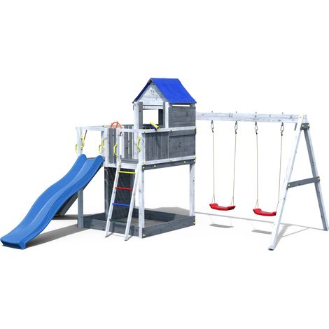 Fungoo Spielturm "Treehouse", grau (1/5)