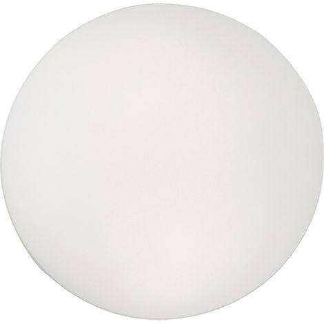 Perla Plafonnier Applique En Verre Soufflé Blanc Raccordement E27 75W Max 45Cm Ip20 - Groupe Rossini - Lampe Classique Modernisée (1/3)