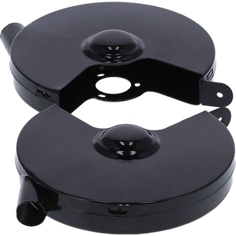 Protection de meule en acier rapide noir pulvérisé pour meuleuse (1/5)