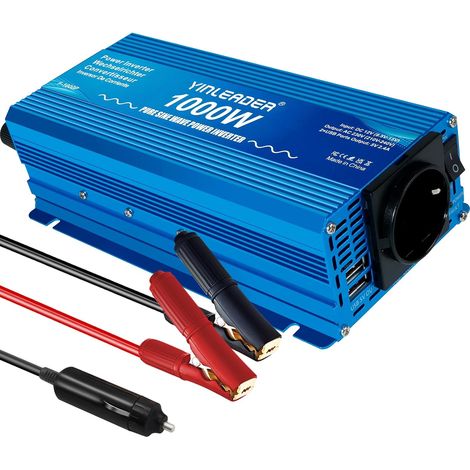 Convertisseur 12v 220v Pur Sinus 1000W /2000W convertisseur Pur Sinus avec Double USB (1/5)
