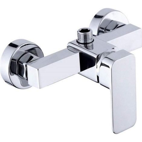 Robinet de douche mural, robinet de douche simple, robinet de baignoire, robinet de douche, robinet mitigeur d'eau chaude et froide OUYLAF (1/4)