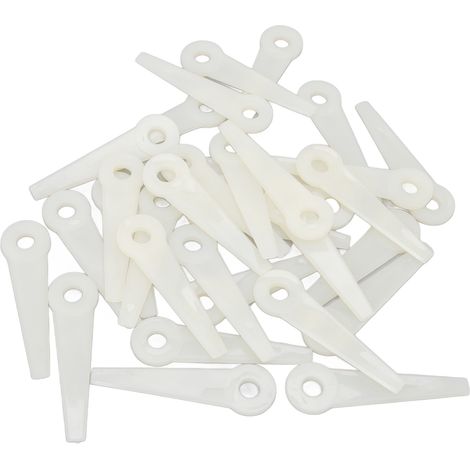 32 lames de rechange en plastique pour tondeuse à gazon et accessoires pour tête de coupe-bordures (1/5)