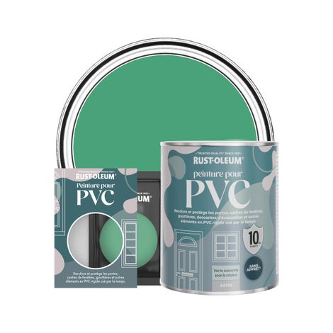 Peinture pour PVC, Finition Satinée - Émeraude (1/3)