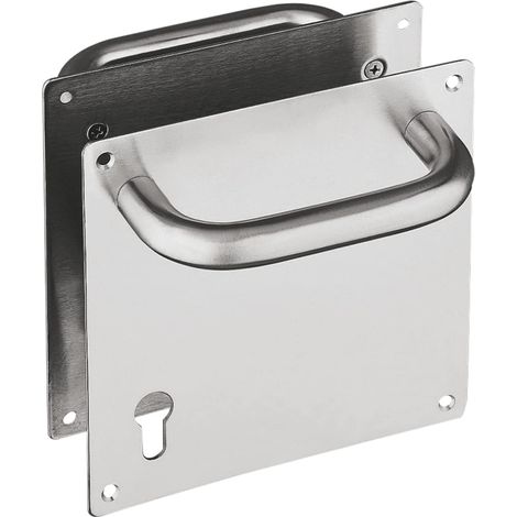 AMIG  Poignée de tirage  2  180 x 180 mm  Acier inoxydable AISI 304  Mat (1/5)