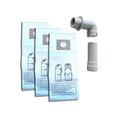 Kit d'accroche + 3 sacs pour centrales d'aspiration Aldes C.AXPIR DIGITAL et C.AXPIR DYNAMIC, Aldes 11071170