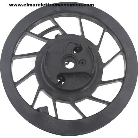 BRIGGS & STRATTON Puleggia avviamento originale con agganci volano in plastica, diametro 136 mm 498144