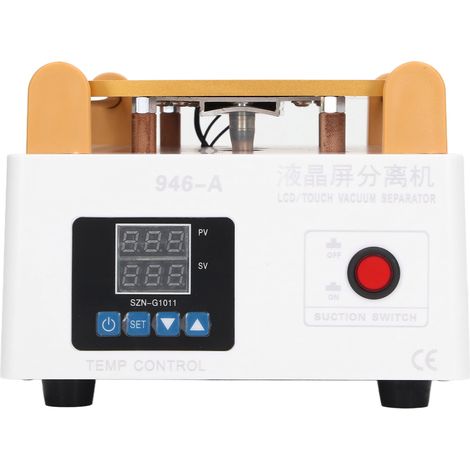 Séparateur d'écran LCD 0-110°C avec pompe à vide pour réparation de téléphone, outil de maintenance, prise UE 220V (1/5)